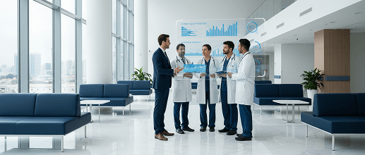 Healthcare employer team